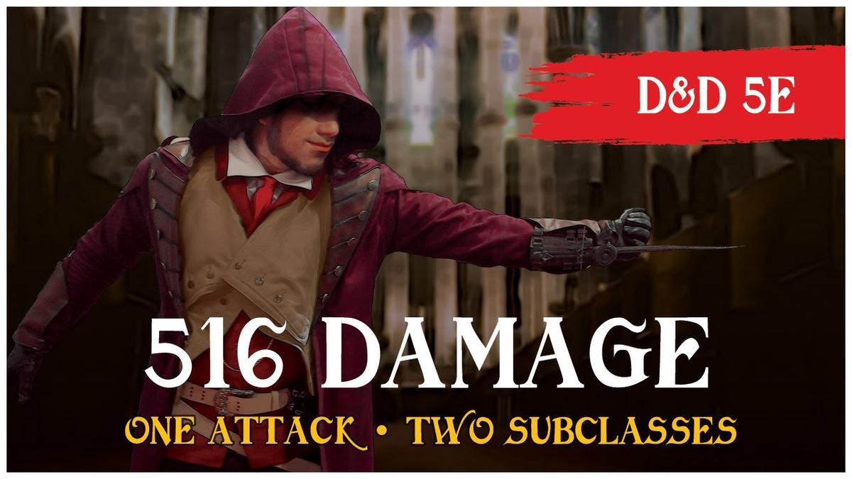 Assassin of the Grave D&D 5e Multiclass 500+ Damage with One Attack
