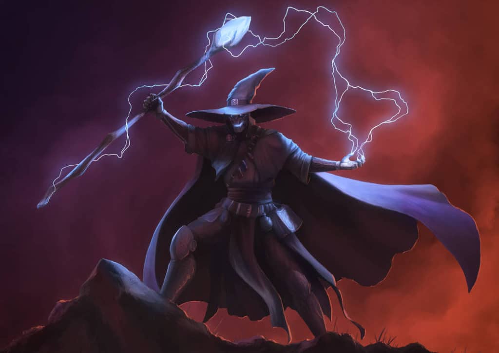 warforged wizard lightning