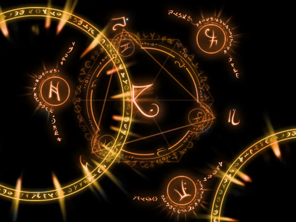 series of arcane circles reflecting concentration