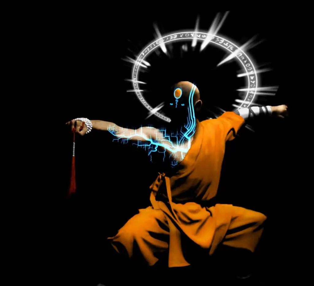 Shaolin Monk senses danger in darkness