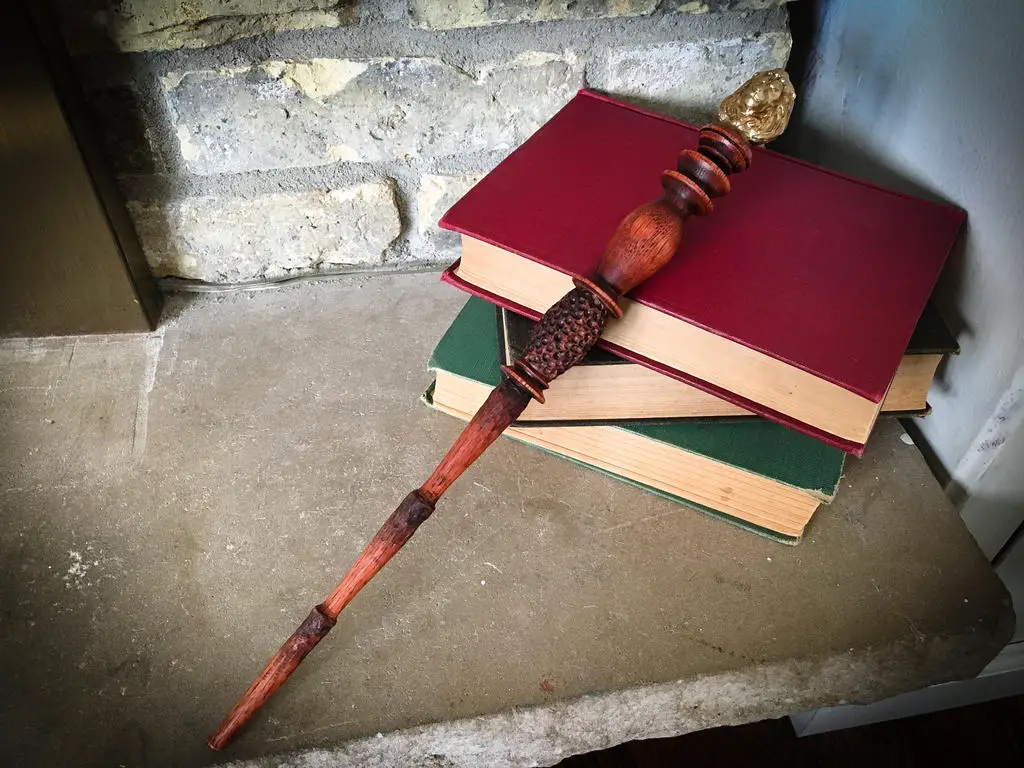 D&D 5e wands resting on books