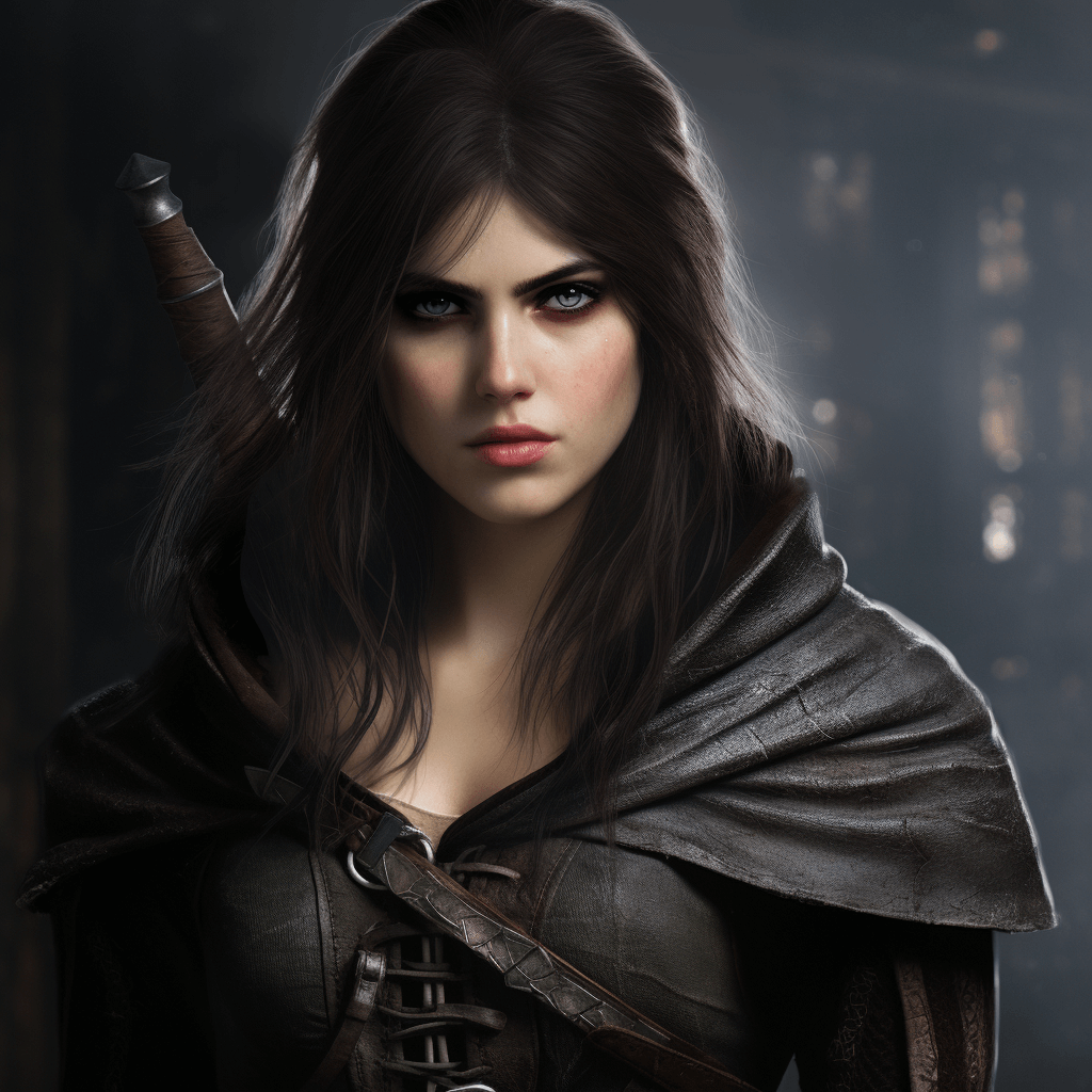 Alexandra Daddario Thief Rogue D&D