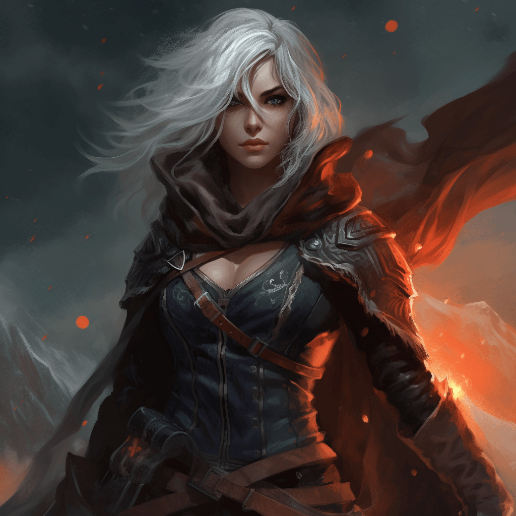 Female Fantasy Thief Rogue D&D