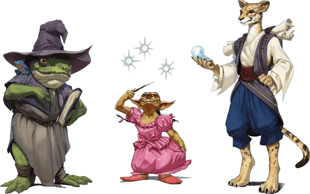 D&D 5e sidekicks anthropomorphic