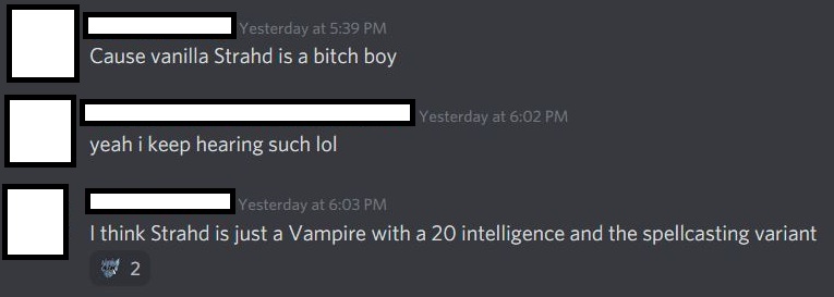 Discord Conversation anonymous strahd conversation