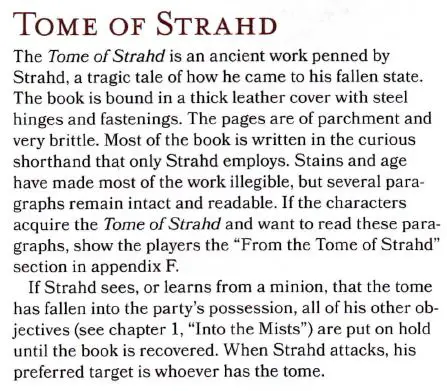 Tome of Strahd as written